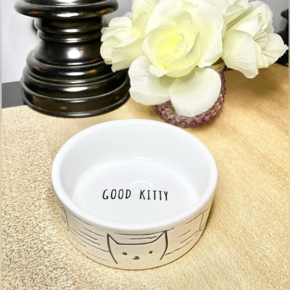 🆕GOOD KITTY Cat Pet Bowl
